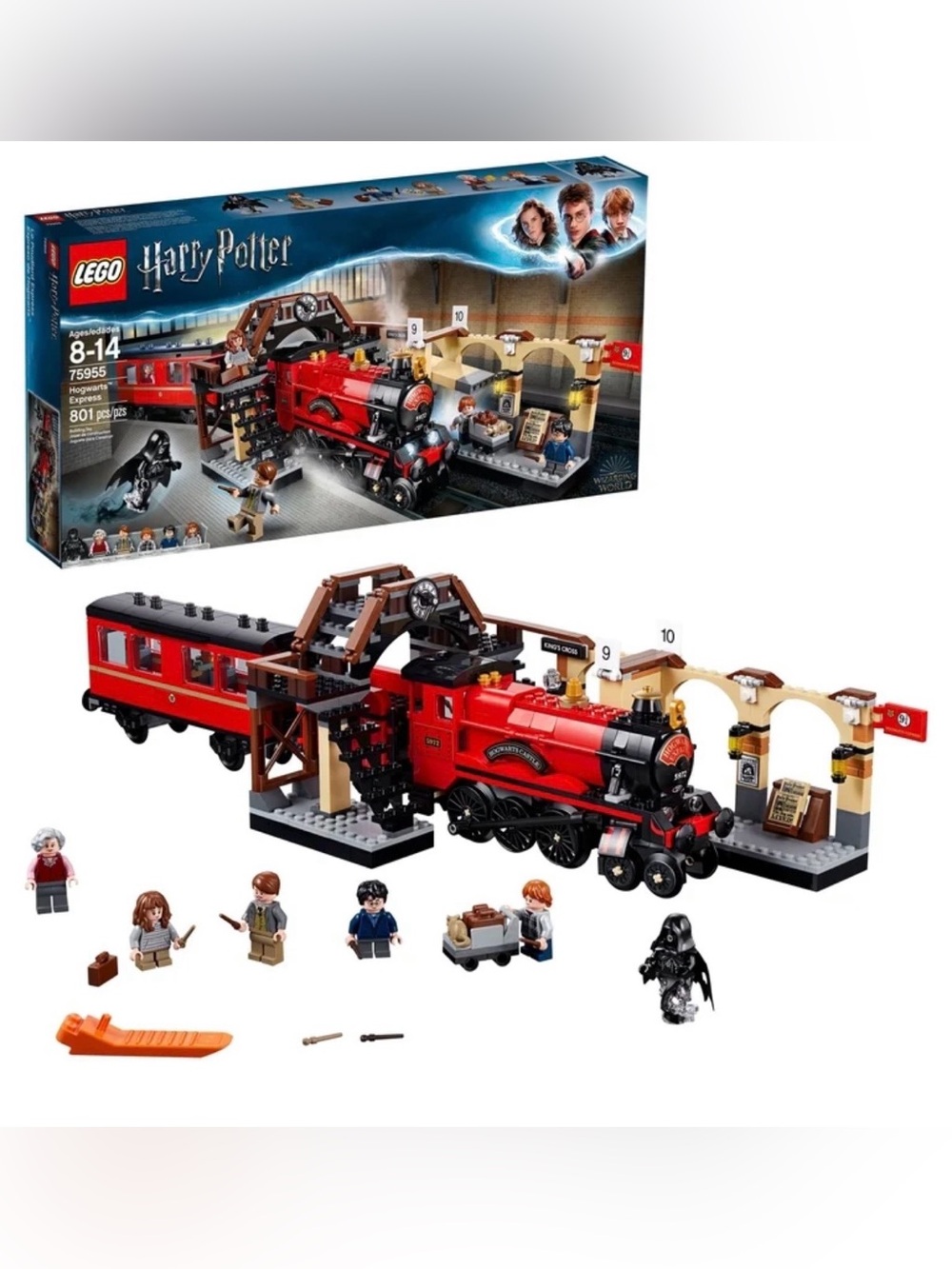 Warner Bros. Harry Potter Red Hogwarts Express Train Building Set